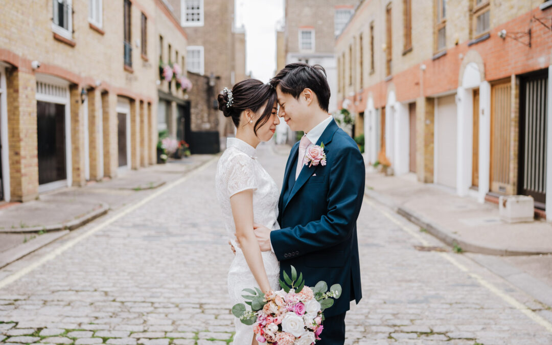 A wedding at the old Marylebone town HALL